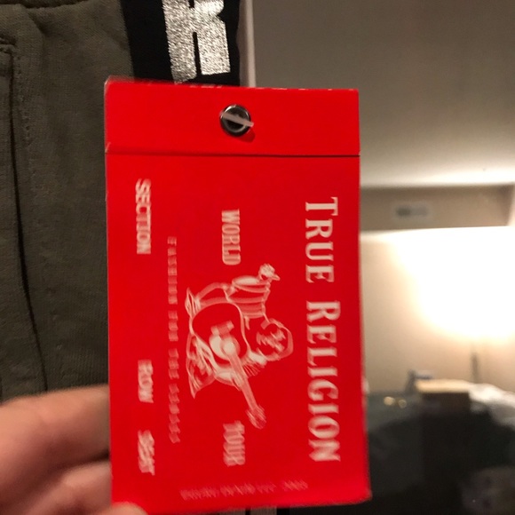 True Religion track pants men size M NWT - Picture 3 of 5